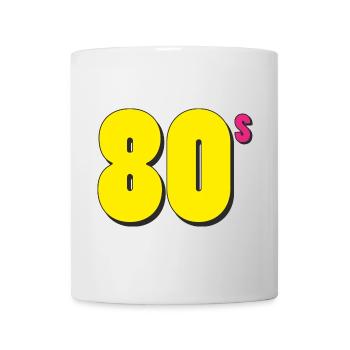 80s BIG - Tasse - Weiß - Vorne