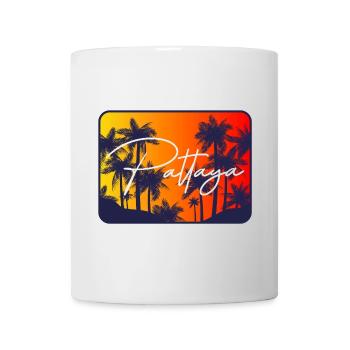 Pattaya Palm Trees Sunset - Mug - white - Front