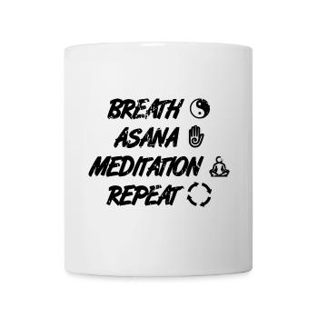 Yoga Motivation - Tasse - Weiß - Vorne