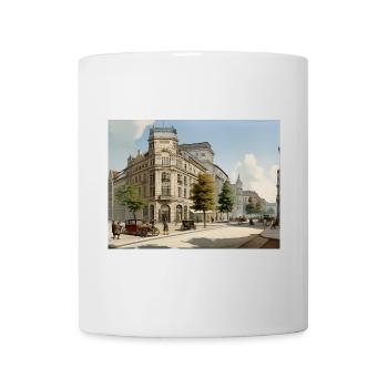 Städtebild 20er Jahre - Tasse - Weiß - Vorne