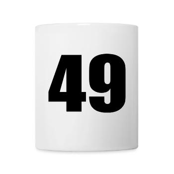 49th Birthday 49 Years Anniversary 49 Years Number 49 - Mug - white - Front
