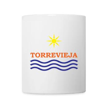 Sun and Waves Torrevieja Design - Mug - white - Front
