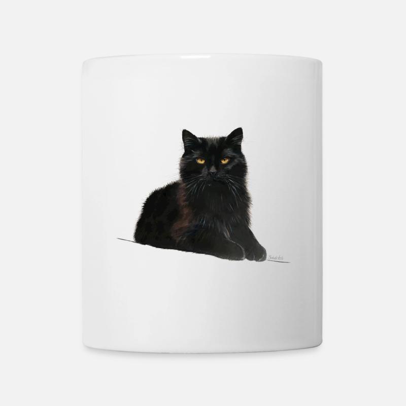 Chat - Mug blanc - blanc
