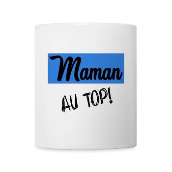 FÊTE DES MÈRES. MAMAN - Mug blanc - blanc - Devant