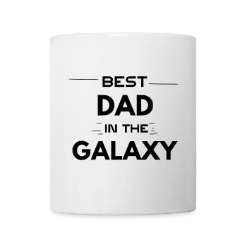 Best Dad in the Galaxy and the World - Mug - white - Front