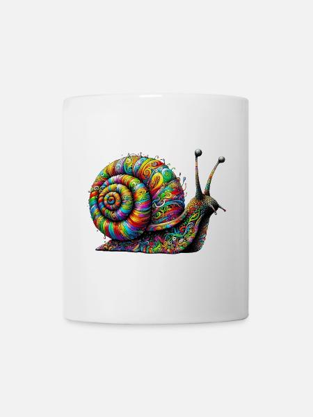 Escargot - Mug blanc - blanc