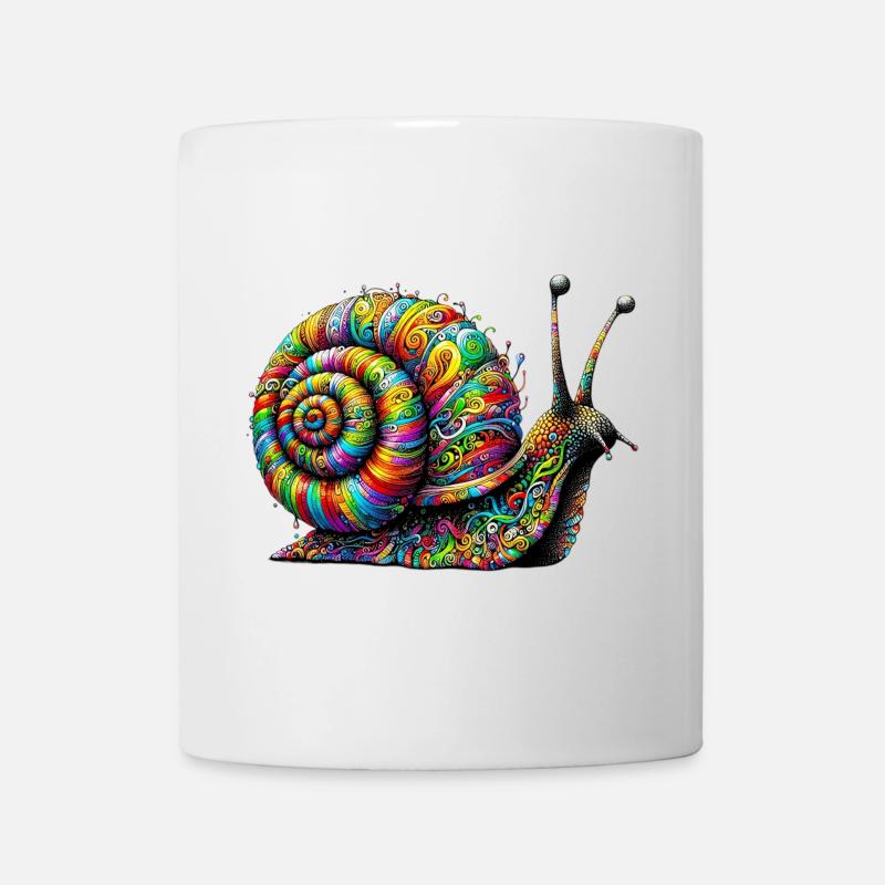 Escargot - Mug blanc - blanc