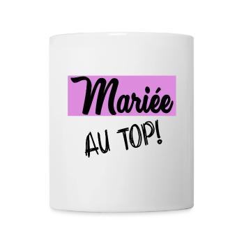 HOCHZEIT. ZUKÜNFTIGE BRAUT. Junggesellinnenabschied - Tasse - Weiß - Vorne
