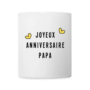 DAD. HAPPY BIRTHDAY. HAPPY BIRTHDAY - Mug - white - Front