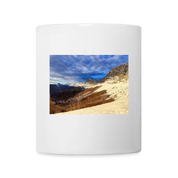 Lever de soleil Vercors - Mug blanc - blanc - Devant