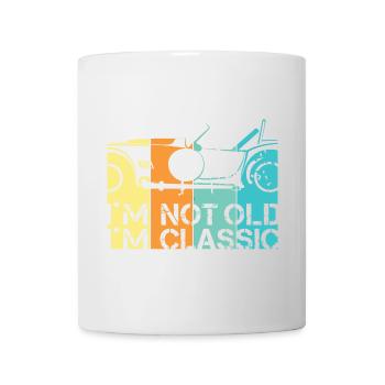 funny sayings old classic car classic car logo - Mug - white - Front