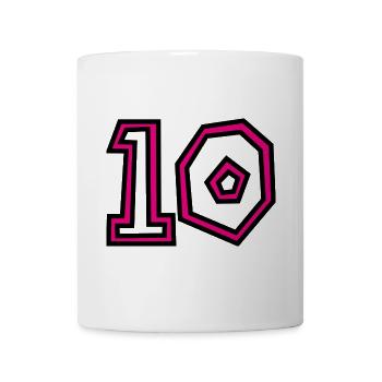 10. 10 JAHRE - Tasse - Weiß - Vorne