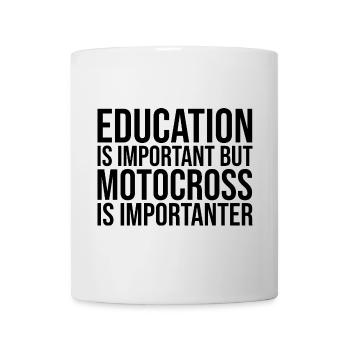 motocross - Mug blanc - blanc - Devant
