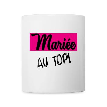 TEAM BRAUT. ZUKÜNFTIGE BRAUT - Tasse - Weiß - Vorne