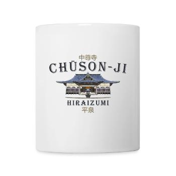 Japan Chuson-ji, buddhistischer Tempel, Hiraizumi - Tasse - Weiß - Vorne