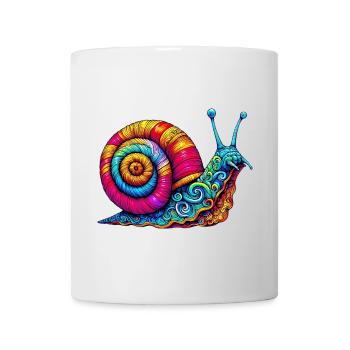 Escargot - Mug blanc - blanc - Devant