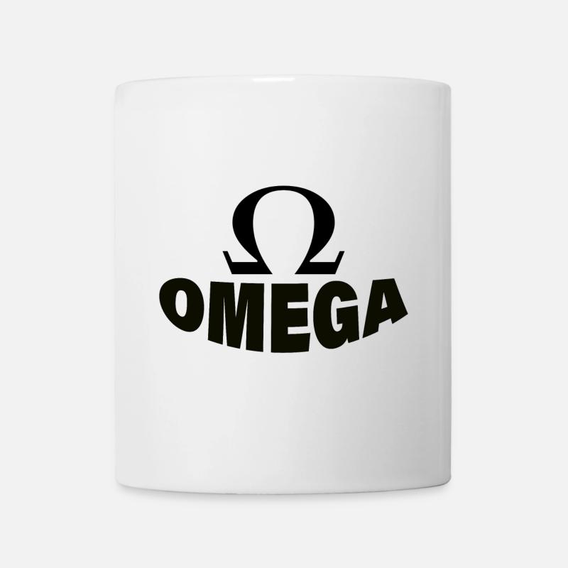 OMEGA - Tasse - Weiß
