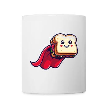 Super Sandwich: Der heldenhafte Hoagie - Tasse - Weiß - Vorne