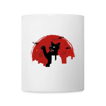 Chat monstre - Mug blanc - blanc - Devant