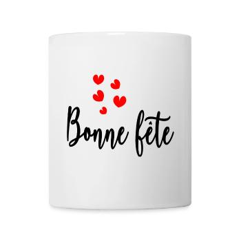 BONNE FÊTE. MAMAN. FÊTE DES MÈRES - Mug blanc - blanc - Devant