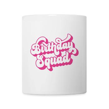 Birthday Squad Rose Femmes Filles Fête d’anniversaire - Mug blanc - blanc - Devant