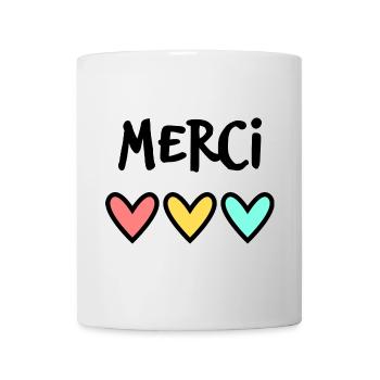 MERCI. MAÎTRESSE. MAÎTRE. MERCI MAÎTRESSE - Mug blanc - blanc - Devant