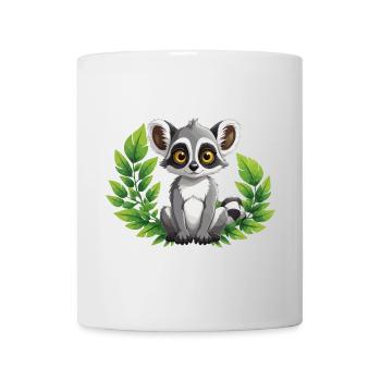 Lemur in the countryside - Mug - white - Front