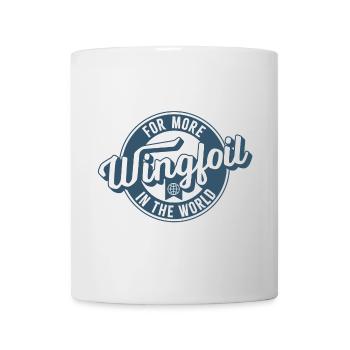 More Wingfoil in the World - Mug - white - Front