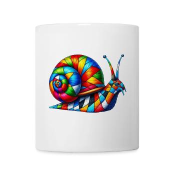 Escargot - Mug blanc - blanc - Devant