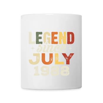 Cadeau d’anniversaire de juillet 1988 Anniversaire de juillet 1988 - Mug blanc - blanc - Devant
