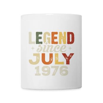 Cadeau d’anniversaire de juillet 1976 Anniversaire de juillet 1976 - Mug blanc - blanc - Devant