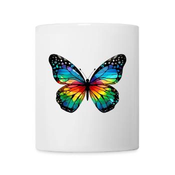 Schmetterling - Tasse - Weiß - Vorne