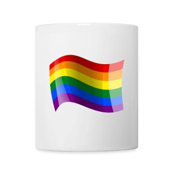 Rainbow Wave Energy Shimmer - Mug - white - Front