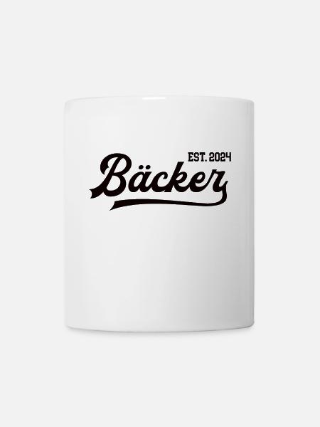 Bäcker 2024 Beruf Bäckerei Lehre Lehrling Konditor - Tasse - Weiß