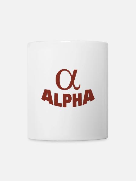 ALPHA - Tasse - Weiß