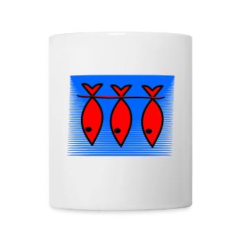 FISH. SARDINE. APRIL FOOL. SEA. OCEAN - Mug - white - Front