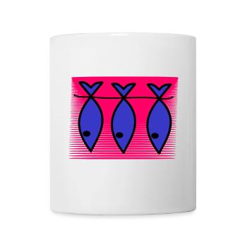 FISH. SARDINE. APRIL FOOLS. SEA. OCEAN - Mug - white - Front