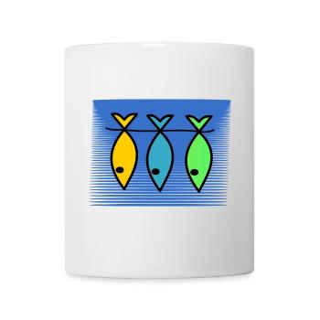 FISH. SARDINE. APRIL FOOLS. SEA. OCEAN - Mug - white - Front
