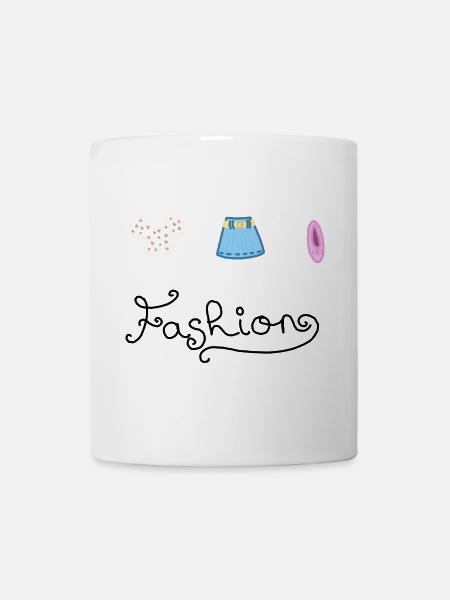 fashion - Mug blanc - blanc