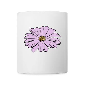 Flower pastel flower flowers pastel flowers lilac - Mug - white - Front
