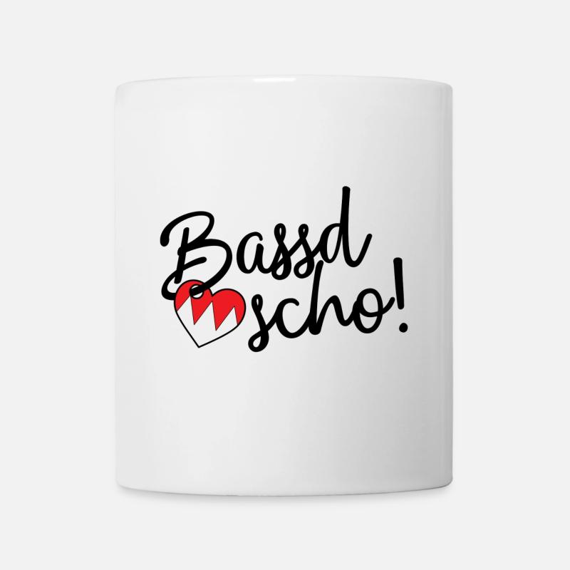 Bassd scho! - Tasse - Weiß