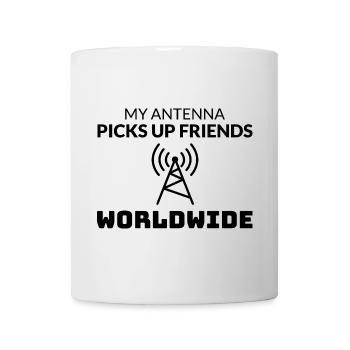 Opérateur radio amateur Fréquence des ondes radio - Mug blanc - blanc - Devant