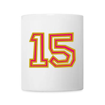 15. 15 YEARS. 15th ANNIVERSARY. 15 YEAR ANNIVERSARY. - Mug - white - Front