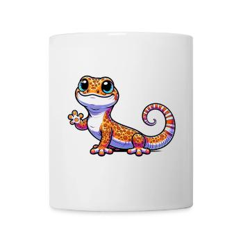 Gecko - Tasse - Weiß - Vorne