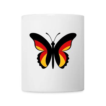 GER Papillon - Mug blanc - blanc - Devant
