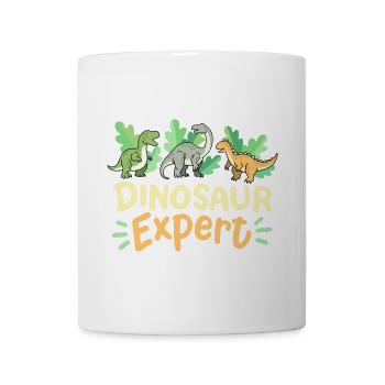 Dinosaurierliebhaber Dinosaurierexperte - Tasse - Weiß - Vorne