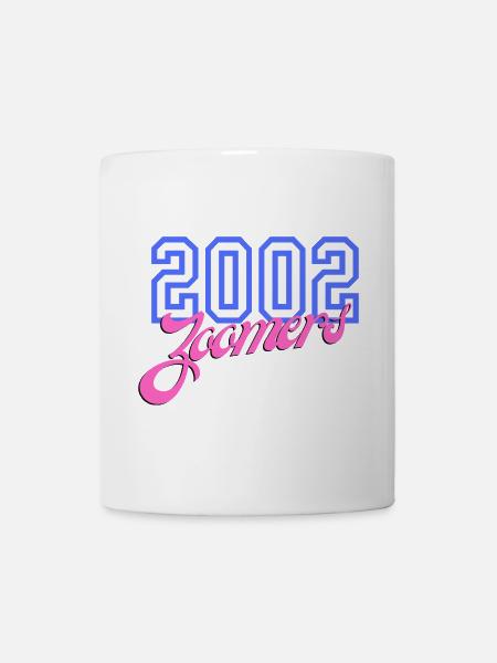 2002 Zoomers Sommer Retro Gradient Logo - Tasse - Weiß