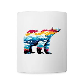 Ours blanc - Mug blanc - blanc - Devant