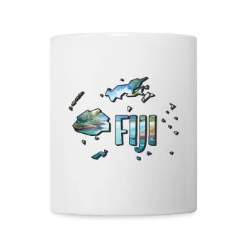 Watercolor Map Fiji - Mug - white - Front