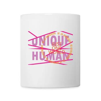 Unique person – Just one World. - Mug - white - Front